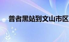 普者黑站到文山市区有多远（普者黑站）