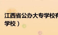 江西省公办大专学校有哪些（江西省公办大专学校）