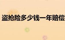 盗抢险多少钱一年赔偿（盗抢险多少钱一年）