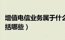 增值电信业务属于什么类别（增值电信业务包括哪些）