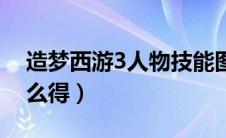 造梦西游3人物技能图片（造梦西游3人参怎么得）