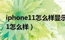 iphone11怎么样显示电量百分比（iphone11怎么样）