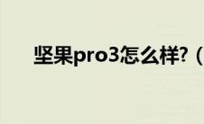 坚果pro3怎么样?（坚果pro3怎么样）