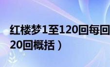 红楼梦1至120回每回50字概括（红楼梦1到120回概括）