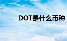 DOT是什么币种（dot是什么币）