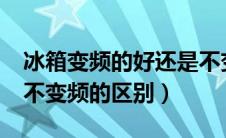 冰箱变频的好还是不变频的好?（冰箱变频与不变频的区别）