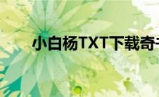 小白杨TXT下载奇书网（小白杨txt）