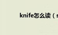 knife怎么读（spoon怎么读）