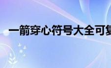 一箭穿心符号大全可复制（一箭穿心符号）