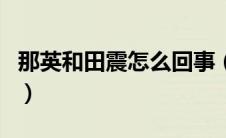 那英和田震怎么回事（那英和田震为什么不和）