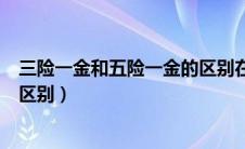 三险一金和五险一金的区别在哪里（三险一金和五险一金的区别）