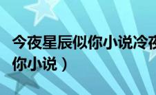 今夜星辰似你小说冷夜尘梁以沫（今夜星辰似你小说）