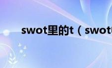 swot里的t（swot中的t是什么意思）