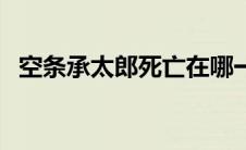 空条承太郎死亡在哪一集（空条承太郎死）