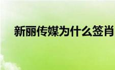 新丽传媒为什么签肖战（新丽传媒肖战）