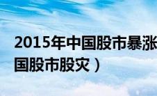 2015年中国股市暴涨暴跌的原因（2015年中国股市股灾）