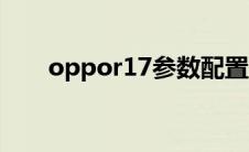 oppor17参数配置（oppor17参数）