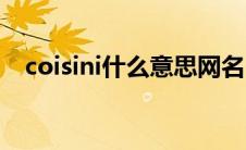 coisini什么意思网名（coisini什么意思）