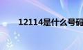 12114是什么号码（12114是什么）