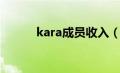 kara成员收入（kara全员资料）