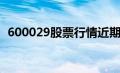 600029股票行情近期最高（600029股票）