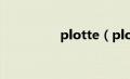 plotte（plotting简介）