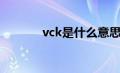 vck是什么意思（vck是什么）