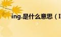 ing.是什么意思（InGan是什么意思）