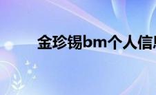 金珍锡bm个人信息（金珍圭简介）