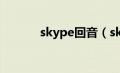 skype回音（skype回拨简介）