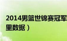 2014男篮世锦赛冠军（2014年男篮世锦赛库里数据）