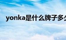 yonka是什么牌子多少钱（YONKA简介）