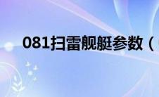 081扫雷舰艇参数（081型扫雷舰简介）