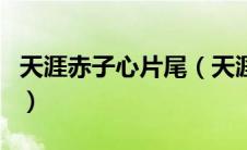 天涯赤子心片尾（天涯赤子心的主题歌的歌词）