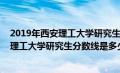 2019年西安理工大学研究生分数线是多少啊（2019年西安理工大学研究生分数线是多少）