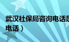 武汉社保局咨询电话是多少（武汉社保局咨询电话）