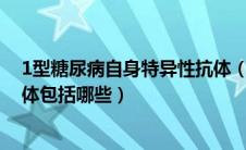 1型糖尿病自身特异性抗体（一型糖尿病特异性自身免疫抗体包括哪些）