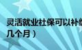 灵活就业社保可以补缴几个月（社保可以补缴几个月）