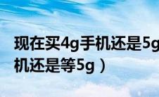 现在买4g手机还是5g手机划算（现在买4g手机还是等5g）