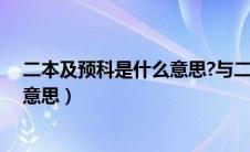 二本及预科是什么意思?与二本的区别（二本及预科是什么意思）