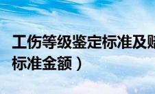 工伤等级鉴定标准及赔偿标准（工伤等级鉴定标准金额）