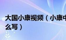 大国小康视频（小康中国大爱天地童话故事怎么写）