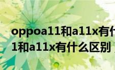 oppoa11和a11x有什么区别外观（oppoa11和a11x有什么区别）