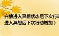 白狼进入冥想状态后下次行动会增加自身的哪种属性（白狼进入冥想后下次行动增加）