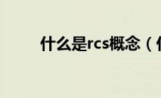 什么是rcs概念（什么是RCS认证）