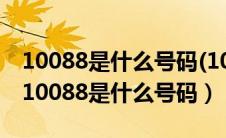 10088是什么号码(10088给我打电话干嘛)（10088是什么号码）