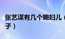 张艺谋有几个媳妇儿（张艺谋几个老婆几个孩子）