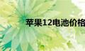 苹果12电池价格（苹果12电池）