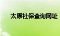 太原社保查询网址（太原市社保查询）