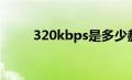 320kbps是多少赫兹（320kbps）